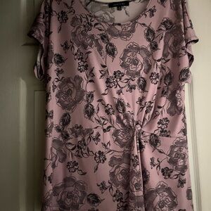A New Day Pink Floral Blouse